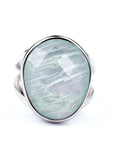 Bague Amazonite "Theophania" en Argent 925