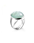 Bague Amazonite "Theophania" en Argent 925