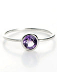 Bague Améthyste "Theresia" en Argent Sterling