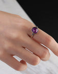Bague Pierre Améthyste "Graciela" en Argent 925