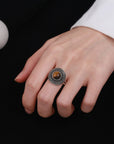 Bague Pierre Oeil de Tigre "Coraline"