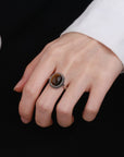 Bague Pierre Oeil de Tigre "Lumi"