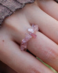 Bague Quartz Rose "Ana"