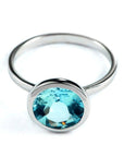 Bague Topaze "Dorine" en Argent Sterling