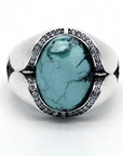 Bague Turquoise "Célestelia" en Argent 925