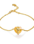 Bracelet Citrine "Cilla" en Argent Sterling