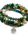 Bracelet Onyx Vert Mâlâ "Ester"