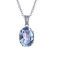 Collier Aigue Marine "Bettina" en Argent 925
