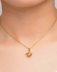 Collier Citrine "Lou" en Argent 925