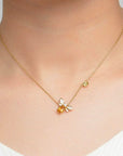 Collier Citrine "Mandy" en Argent 925