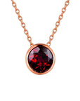 Collier Grenat "Léa" en Argent 925