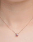 Collier Grenat "Léa" en Argent 925