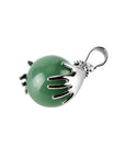 Collier Perles Aventurine "Eva" en Plaqué Argent