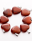 Pendentif Coeur Cornaline