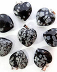 Pendentif Obsidienne Neige "Hana"