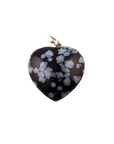 Pendentif Obsidienne Neige "Hana"