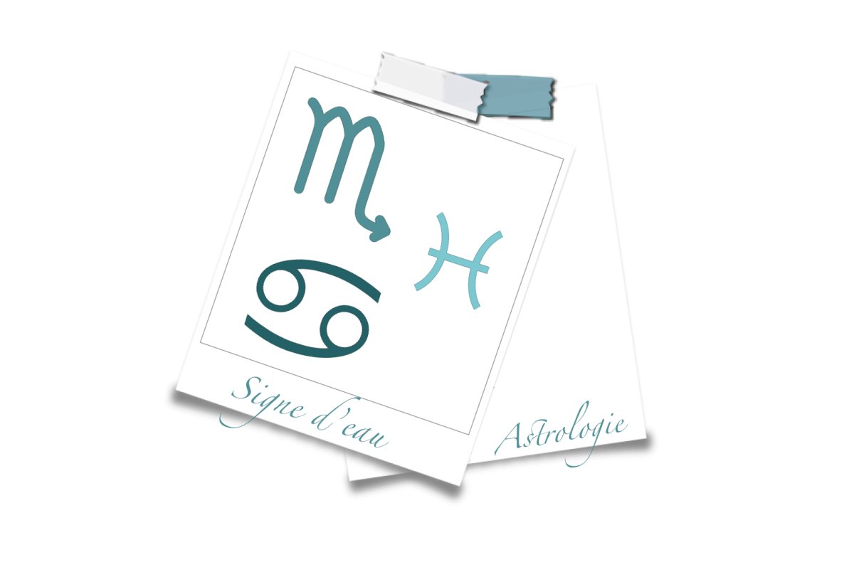 Signe d'eau astrologie : Cancer, Scorpion, Poissons - Citrine