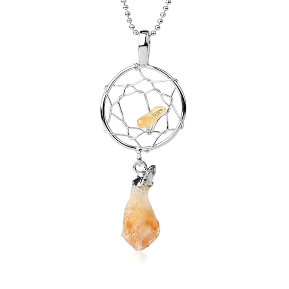 Collier Citrine Femme