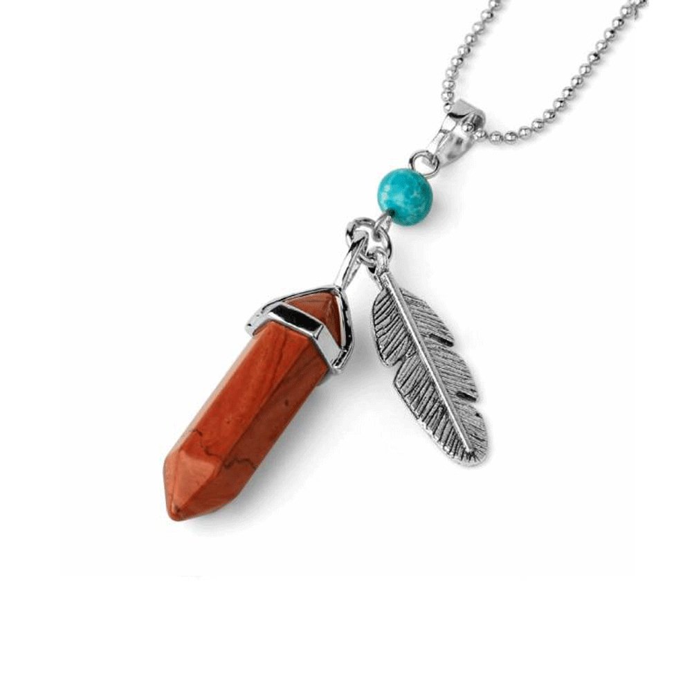 Collier Jaspe Rouge