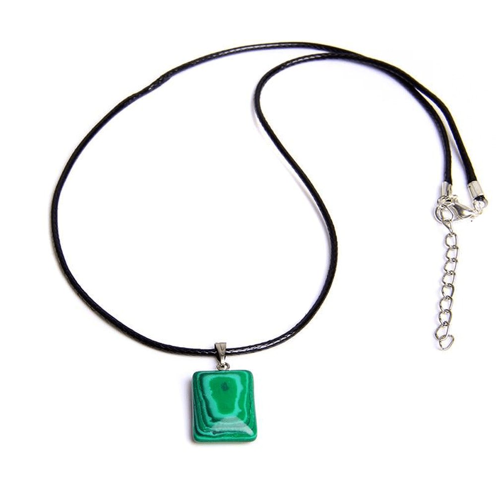 Collier Malachite Homme