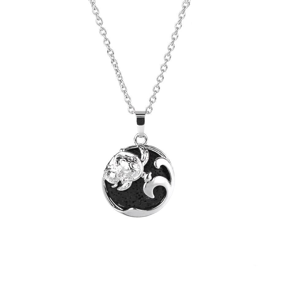 Collier Pierre De Lave Femme