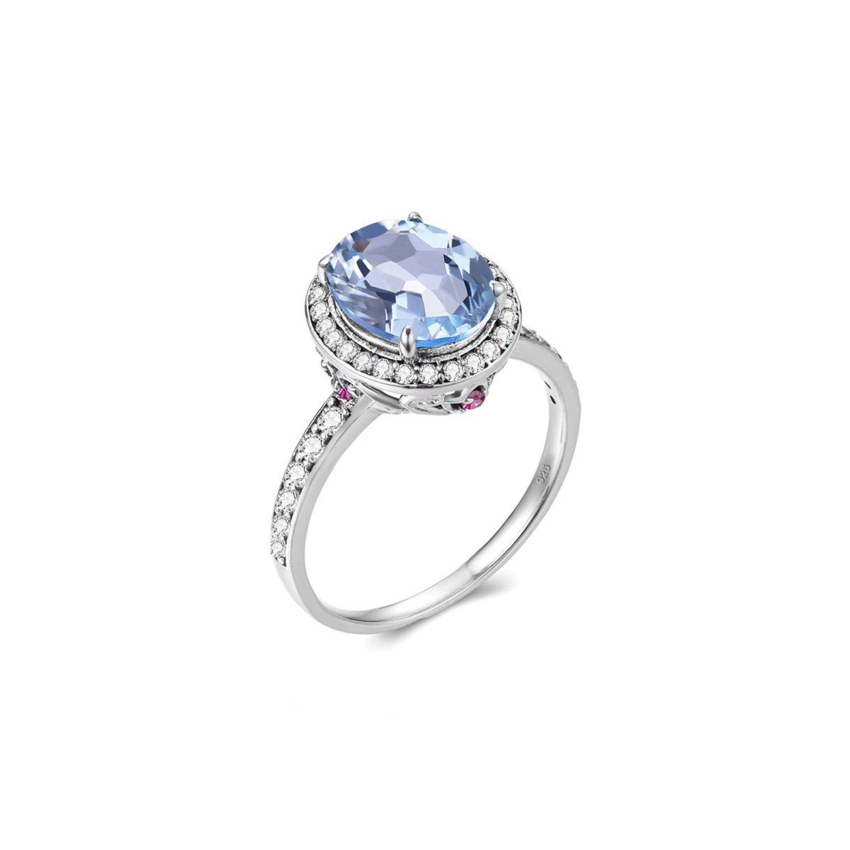 Bague Femme Aigue Marine