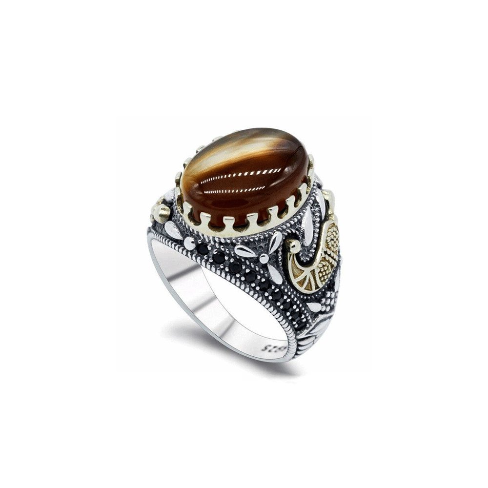 Bague Homme Agate