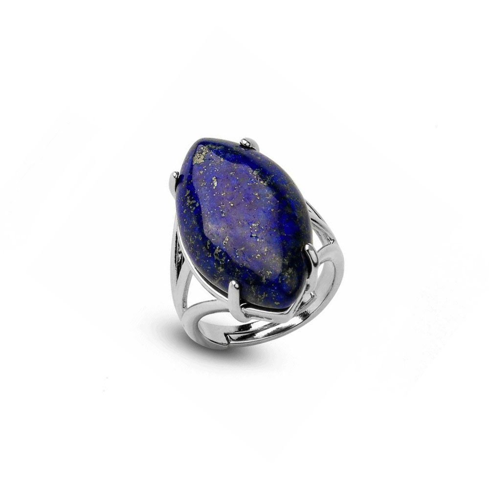 Bague Lapis Lazuli - Citrine