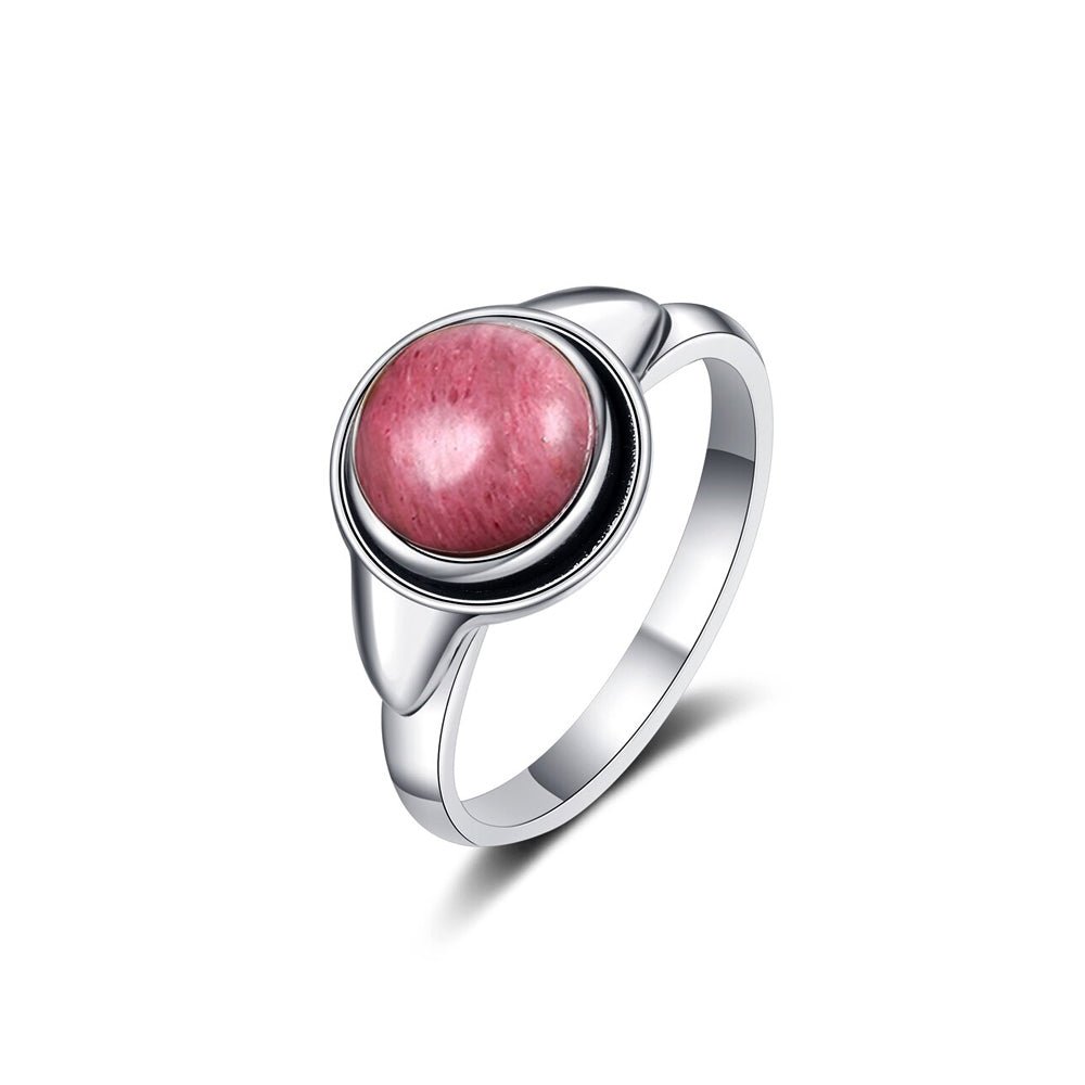 Bague Rhodochrosite - Citrine