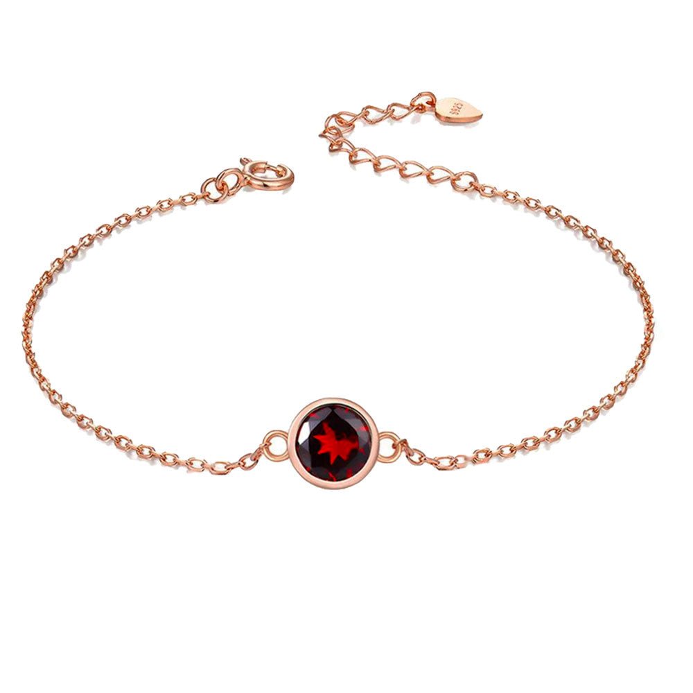 Bracelet Grenat - Citrine