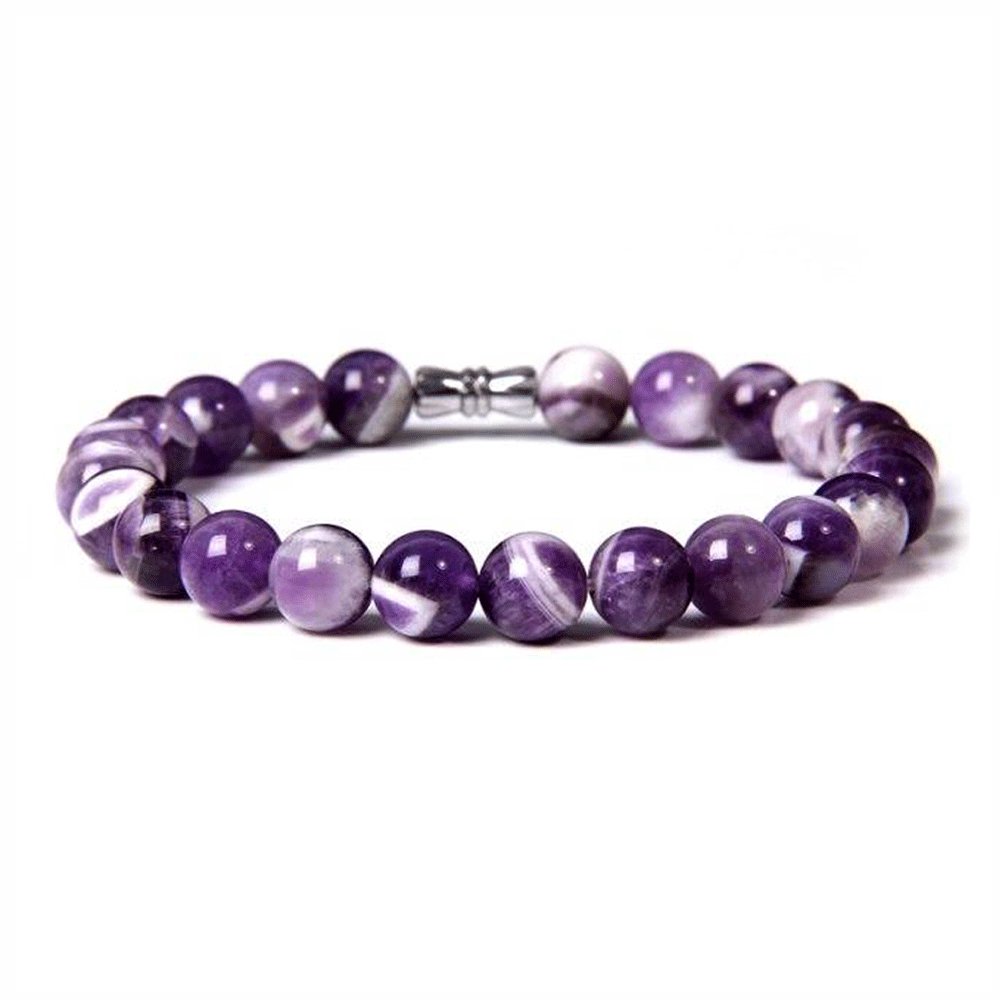 Bracelet homme améthyste