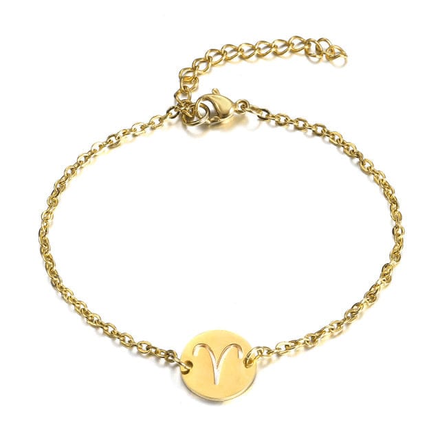 Bracelet Signe Astrologique Bélier - Citrine
