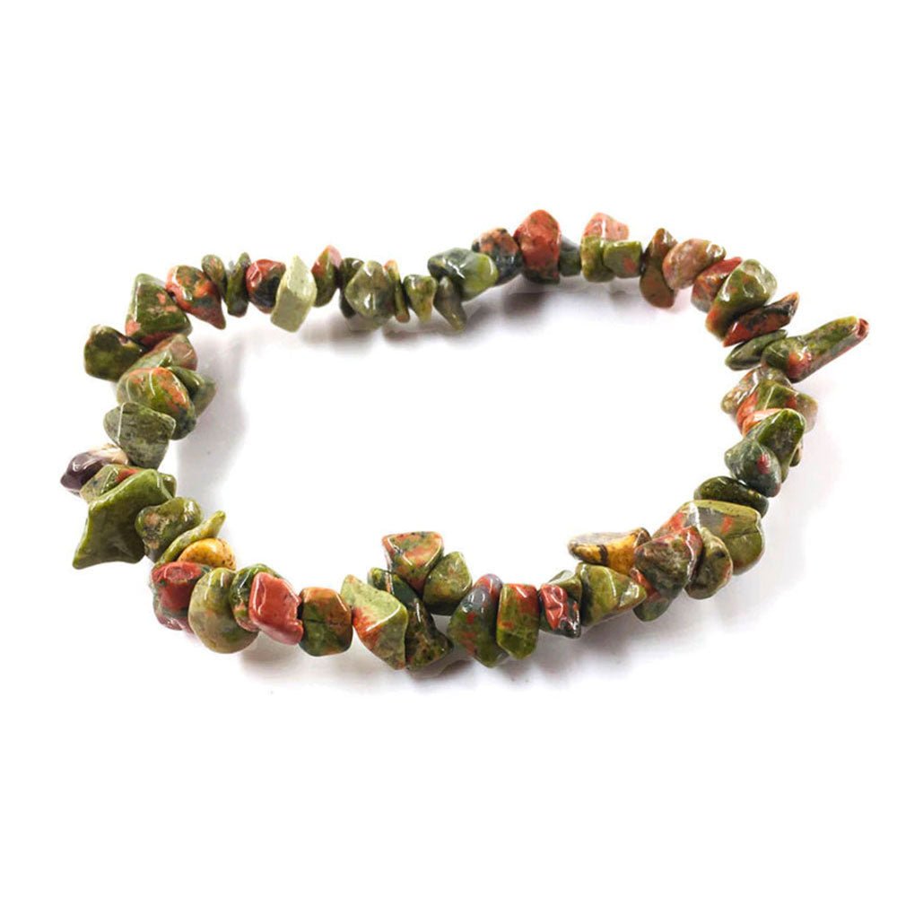 Bracelet Unakite - Citrine