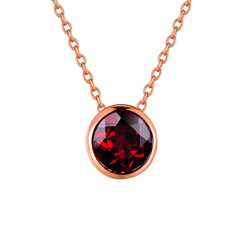 Collier Grenat