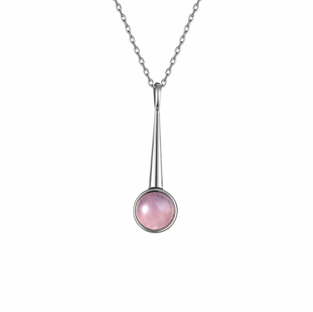 Collier Pierre Rose