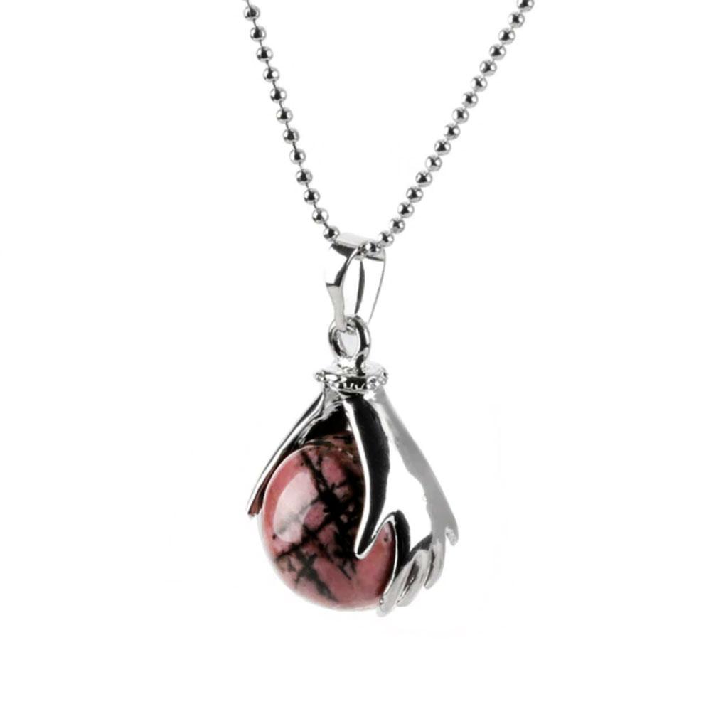 Collier Rhodonite - Citrine