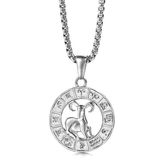 Collier Signe Astrologique Bélier - Citrine