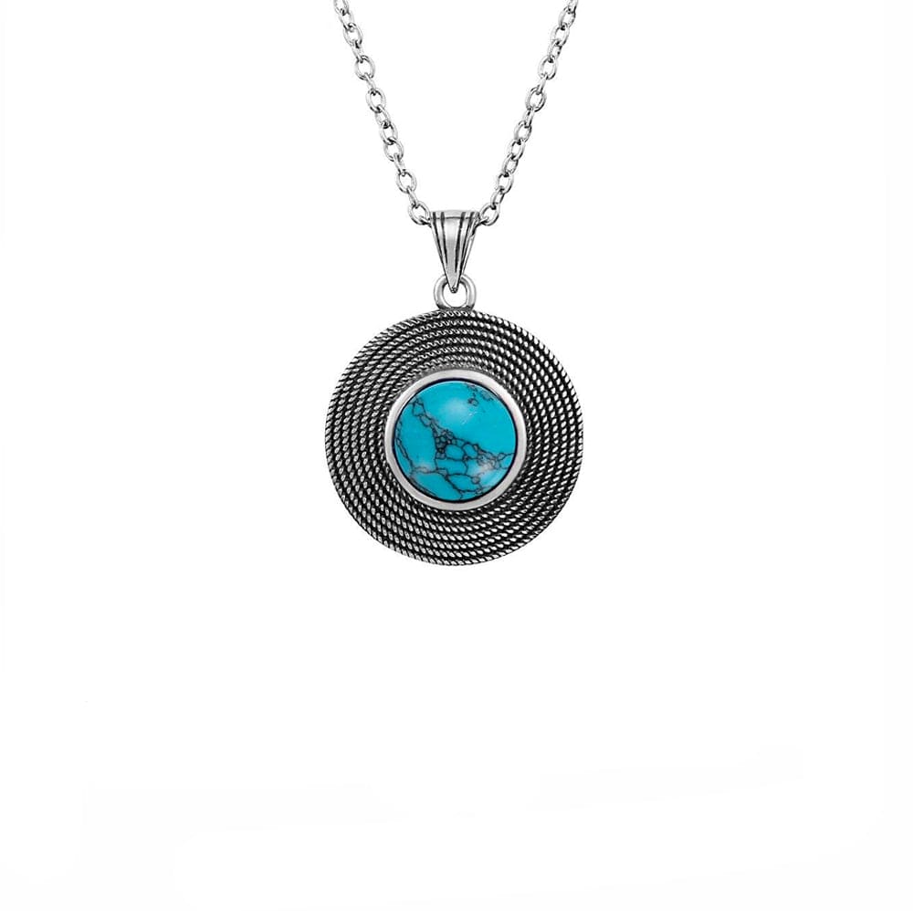 Collier Turquoise Argent