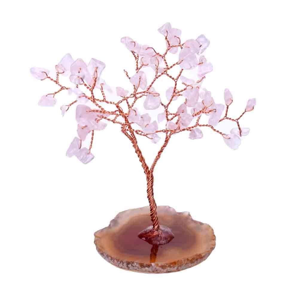 Arbre De Vie Quartz Rose