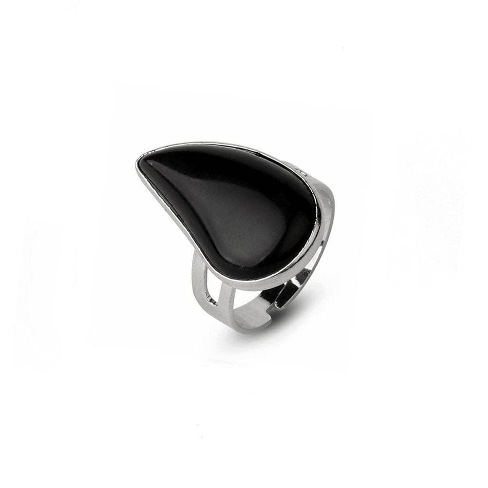 Bague Agate Noire "Persephone"