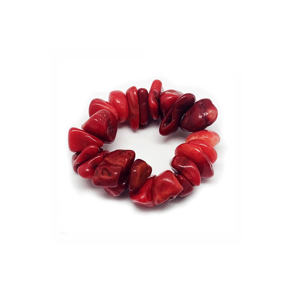 Bague Agate Rouge Brillante "Thalia"