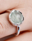 Bague Amazonite "Dorothea" en Argent 925