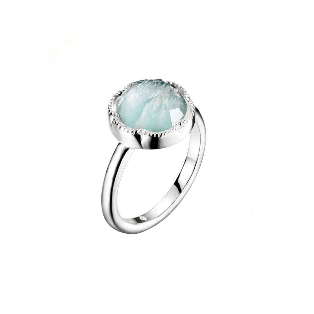 Bague Amazonite "Dorothea" en Argent 925