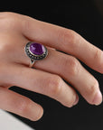 Bague Améthyste "Aglaia" en Argent Sterling