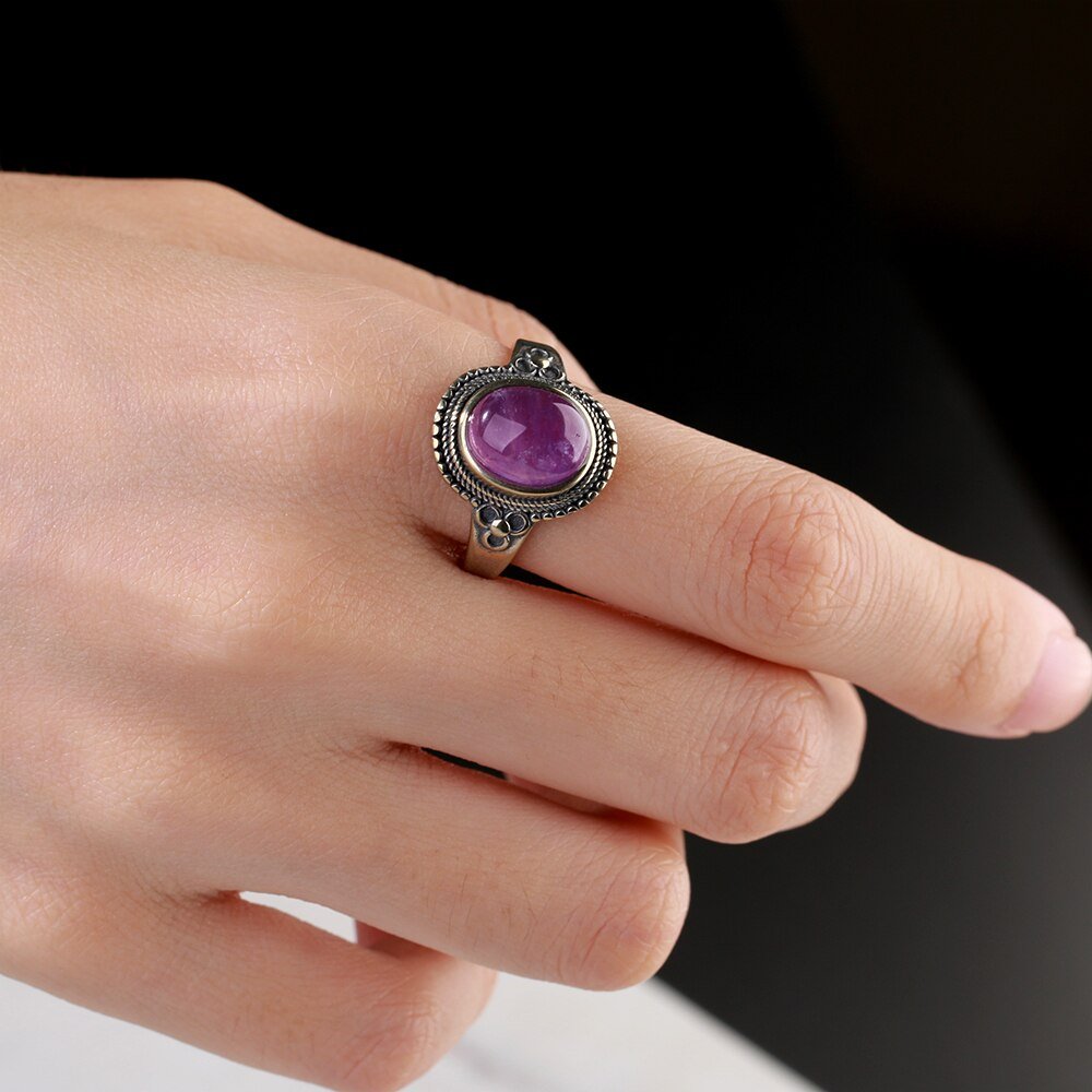 Bague Améthyste "Benita" en Argent 925