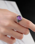 Bague Améthyste "Jovita" en Argent Sterling