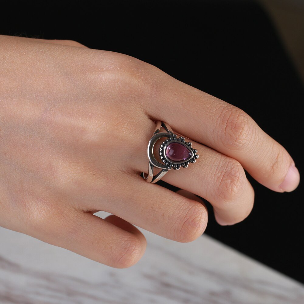 Bague Améthyste "Rosarita" en Argent 925