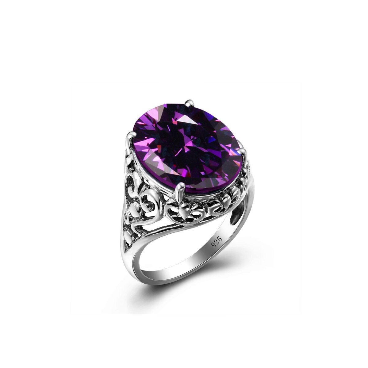 Bague Améthyste "Valentina" en Argent 925