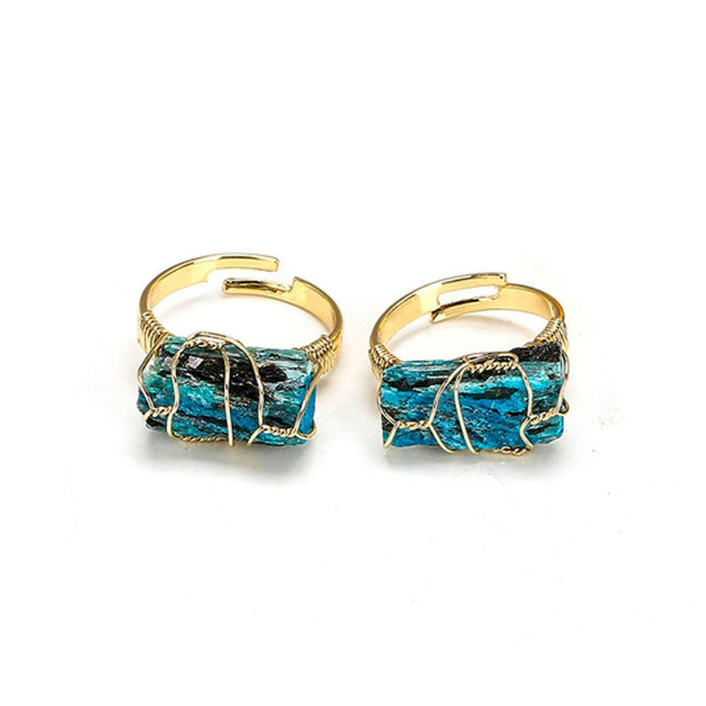 Bague Apatite Bleue