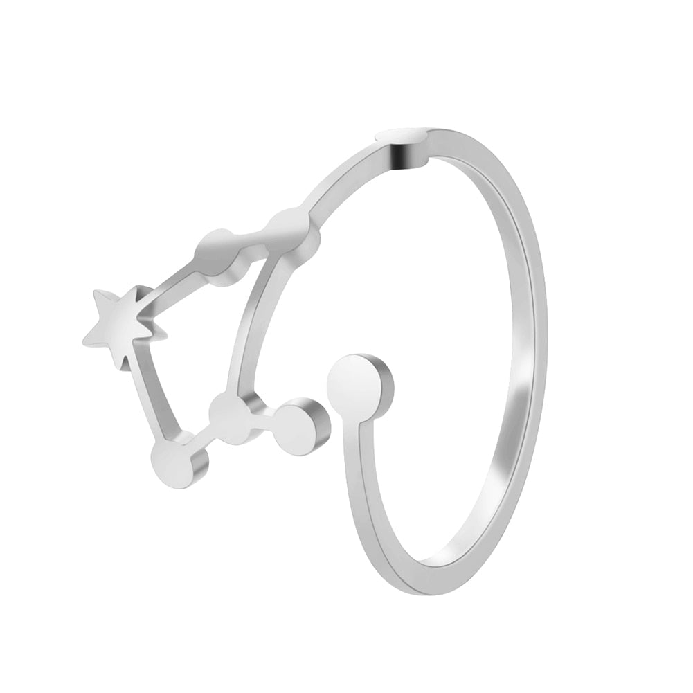 Bague Astro Balance en Acier Inoxydable